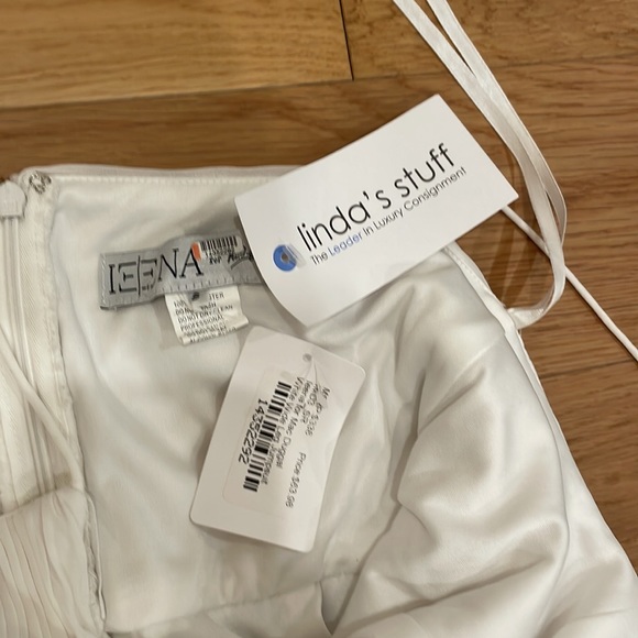 Ieena for Mac Duggal Size S white Jumpsuit - Picture 6 of 9